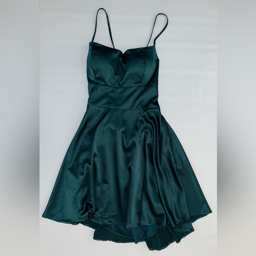 Altar'd State Forest Green Medium Mini Dress